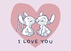 Lilo and Stitch liefde kaart